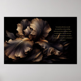 聖なる書物、 経典感動的(ルカ12:25-27)ポスター ポスター