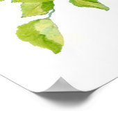 聖なる書物、 経典感動的、詩篇96:1鳥、自然 ポスター (角)