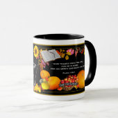 聖なる書物、 経典感謝 マグカップ (正面右)