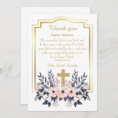 聖なる書物、 経典感謝Pastor感謝カード (正面/裏面)