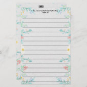 聖なる書物、 経典文具 便箋 (正面/裏面)