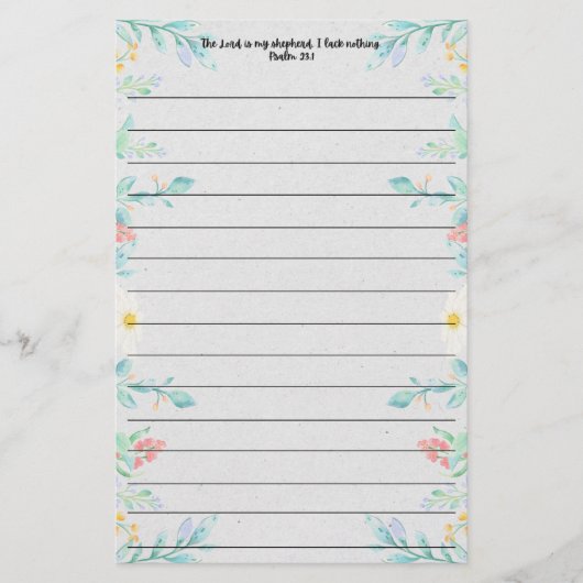 聖なる書物、 経典文具 便箋 (正面)