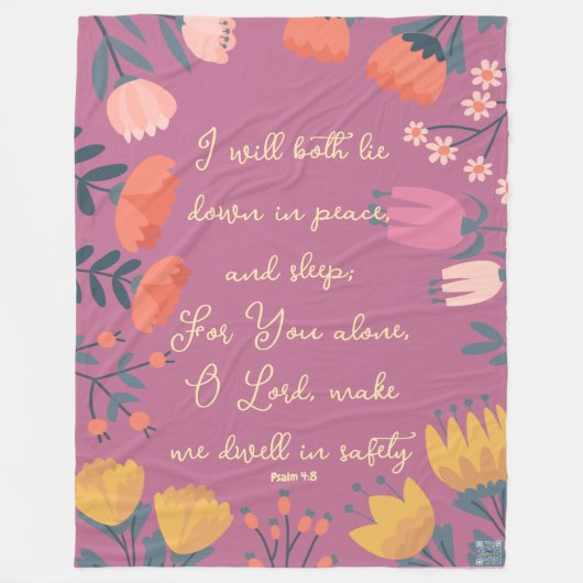 聖なる書物、 経典毛布 フリースブランケット (正面)