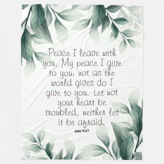 聖なる書物、 経典毛布 フリースブランケット (正面)