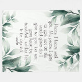 聖なる書物、 経典毛布 フリースブランケット (正面(横))