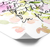 聖なる書物、 経典水彩 |ローマ12 ポスター (角)