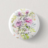 聖なる書物、 経典水彩 |ローマ12 缶バッジ (正面)