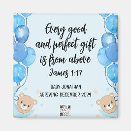 聖なる書物、 経典男の赤ちゃん発表磁石2 マグネット