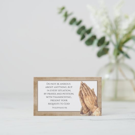 聖なる書物、 経典祈ズハンズカスタム教会 名刺 (スタンド正面)