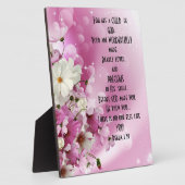 聖なる書物、 経典神の子Tabletopプラークとイーゼル フォトプラーク (側面)