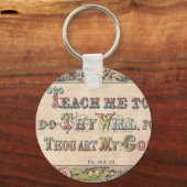 聖なる書物、 経典節 キーホルダー (正面)