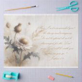 聖なる書物、 経典約束Josh 1:9デコページ 薄葉紙 (クラフト)