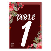 聖なる書物、 経典結婚の座席番号 テーブルナンバー (裏面)