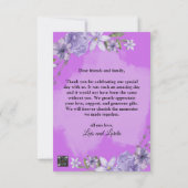 聖なる書物、 経典結婚サンキューカード サンキューカード (裏面)