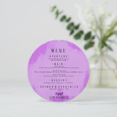 聖なる書物、 経典結婚ディナーメニュー メニュー (スタンド正面)