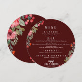 聖なる書物、 経典結婚ディナーメニュー メニュー (正面/裏面)