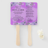 聖なる書物、 経典結婚式 プログラムハンドファン ハンドファン (正面&裏面)