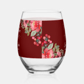 聖なる書物、 経典結婚眼鏡 ステムなしワイングラス (右)