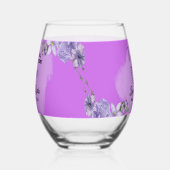 聖なる書物、 経典結婚眼鏡 ステムなしワイングラス (右)