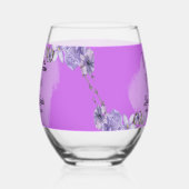 聖なる書物、 経典結婚眼鏡 ステムなしワイングラス (左)