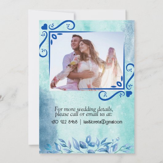 聖なる書物、 経典緑で見つかった日付カードを保存 セーブザデート (裏面)