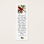 聖なる書物、 経典聖書の引用と赤い鳥のブックマーク (正面)