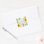 聖なる書物、 経典芸術 | John 11:41 スクエアシール (封筒)