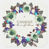 聖なる書物、 経典詩スピリチュアルメッセージ王国 スクエアシール (正面)