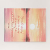 聖なる書物、 経典詩篇113:3 ジグソーパズル (横)