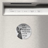 聖なる書物、 経典詩篇91:11天使たちよ見守れ マグネット (インサイチュ (食洗機))