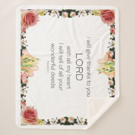 聖なる書物、 経典詩篇9、フローラ シェルパブランケット