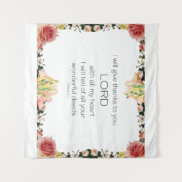 聖なる書物、 経典詩篇9、フローラ タペストリー