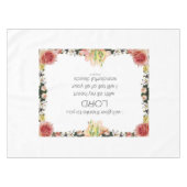 聖なる書物、 経典詩篇9、フローラ テーブルクロス (正面(横))