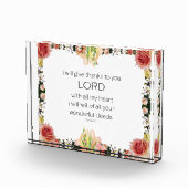 聖なる書物、 経典詩篇9、フローラ フォトブロック (右)