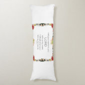 聖なる書物、 経典詩篇9、フローラ ボディピロー (正面縦)