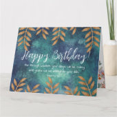 聖なる書物、 経典誕生日グリーティングカード折り諺 カード (正面)