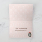 聖なる書物、 経典誕生日恵み天使 カード (内部)