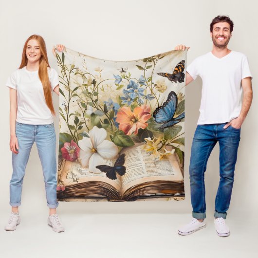 聖なる書物、 経典開花セーリーン フリースブランケット (インサイチュ)