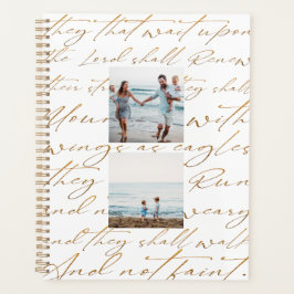 聖なる書物、 経典3枚写真殿を待つ プランナー手帳