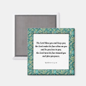 聖なる書物、 経典6:24-26 マグネット (正面/裏面)