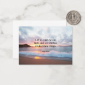 聖なる書物、 経典、イザヤ40:26 ノートカード (正面/裏面インサイチュ)