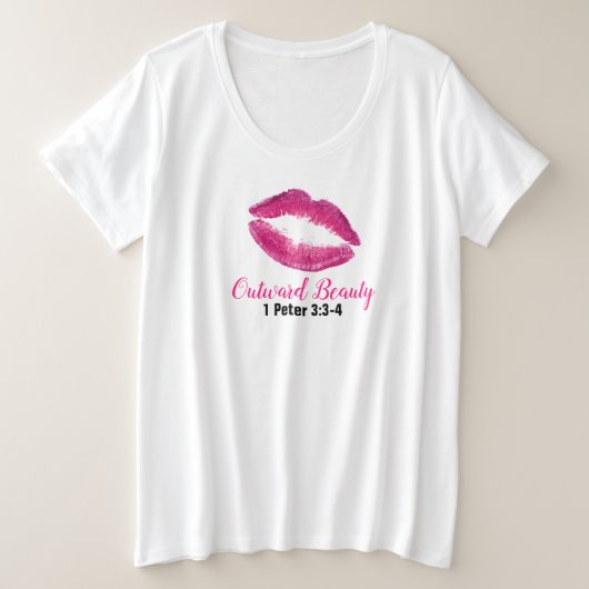 聖なる書物、 経典 – ウィメンズプラスサイズ基本Tシャツ プラスサイズTシャツ (デザイン正面)