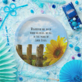 聖なる書物、 経典、コロサイ3:17 ペーパープレート (パーティー)