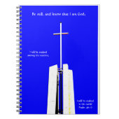 聖なる書物、 経典・ジャーナルを使用したキリスト教十字架 ノートブック (正面)