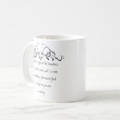 聖なる書物、 経典、ヨハネ5:15わたしはつる植物 コーヒーマグカップ (正面左)