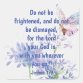 聖なる書物、 経典,感動的引用文ドラゴンフライクラシックー スクエアシール (正面)