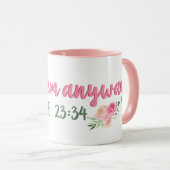 聖なる書物、 経典//聖書の聖句 マグカップ (正面右)