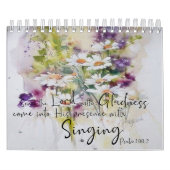 聖なる書物、 経典・花 カレンダー (カバー)