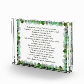 聖なる書物、 経典、詩篇11節、聖書の詩。 フォトブロック (右)