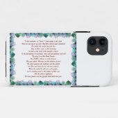 聖なる書物、 経典、詩篇11節、聖書の詩。 Case-Mate iPhoneケース (裏面(横))